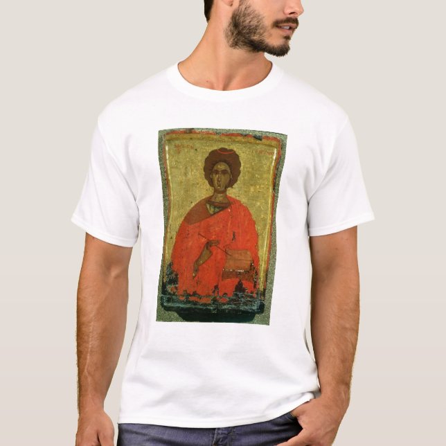 Camiseta Icono de St. Pantaleon de Nicomedia (Anverso)
