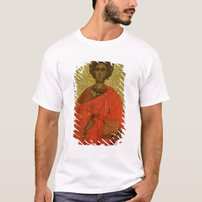 Camiseta Icono de St. Pantaleon de Nicomedia (Anverso)