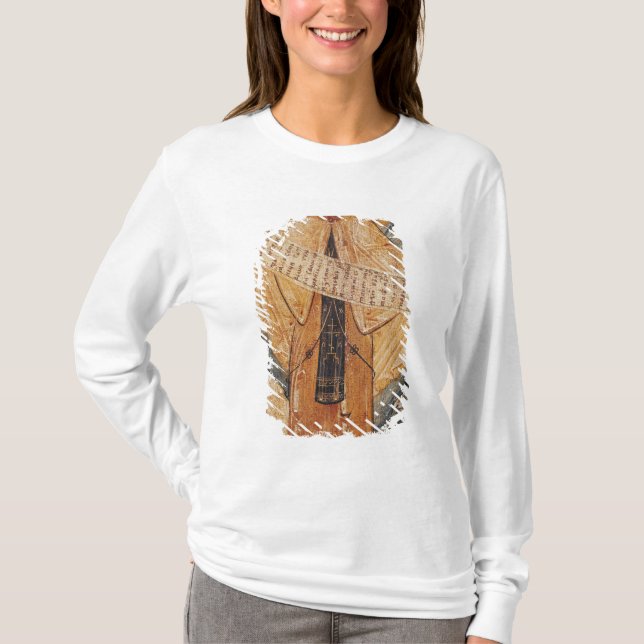 Camiseta Icono de St. Sabas de Jerusalén, 1572 (Anverso)