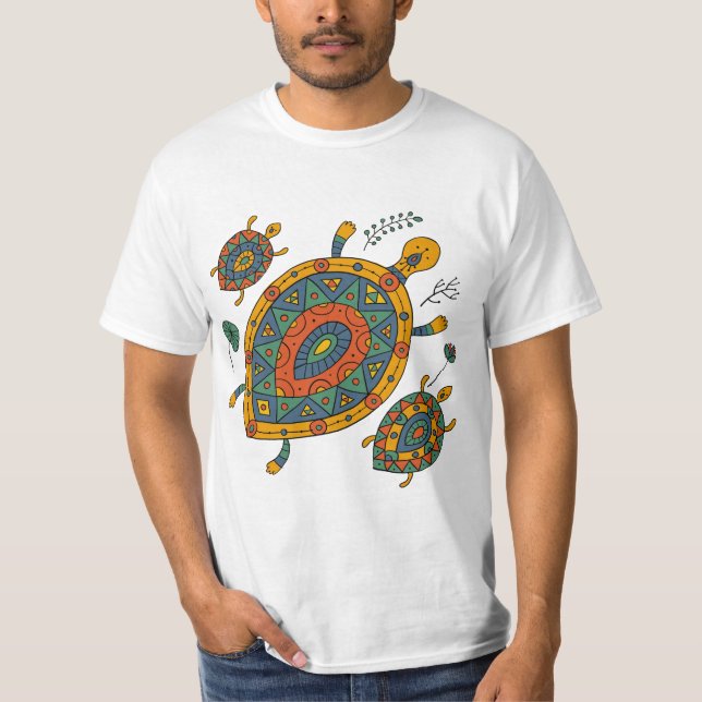 Camiseta Icono de tortuga (Anverso)