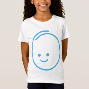 Camiseta Icono de Tristeza Minimalista