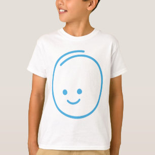 Camiseta Icono de tristeza minimalista