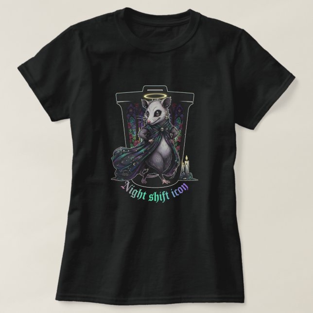 Camiseta Icono de Turno Nocturno (Diseño del anverso)