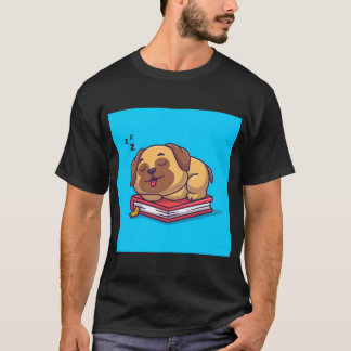 Camiseta Icono de vector de dibujos animados de adorable pe