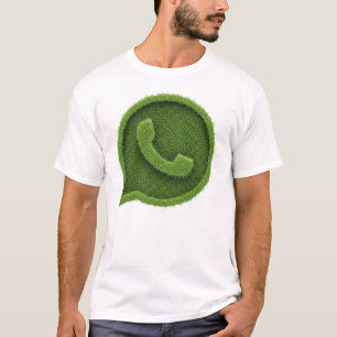 Camiseta Icono de WhatsApp inspirado en la naturaleza – Tra