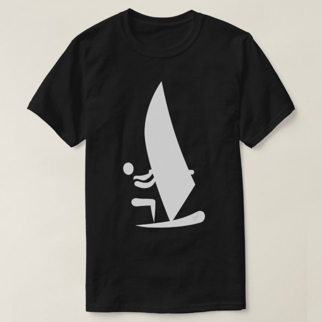 Camiseta Icono de windsurf (Diseño del anverso)
