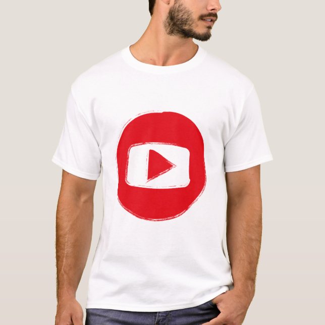 Camiseta Icono de YouTube (Anverso)