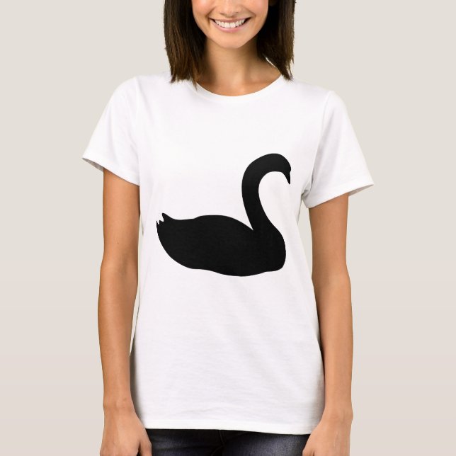 Camiseta icono del cisne negro (Anverso)