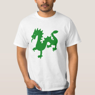 Camiseta Icono del Dragón Chino Verde del Zodiaco – Año Lun