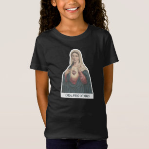 Camiseta Icono del Inmaculado Corazón de María Ora Pro Nobi