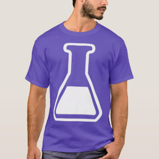 Camiseta Icono del matraz de Laboratorio de Química