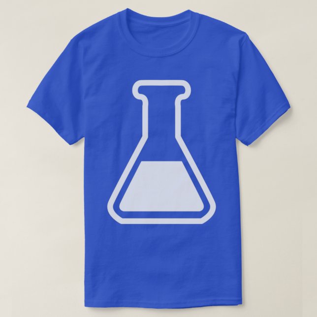 Camiseta Icono del matraz de Laboratorio Químico Classic TS (Diseño del anverso)