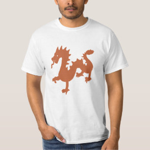 Camiseta Icono del zodíaco del dragón chino de bronce - Año