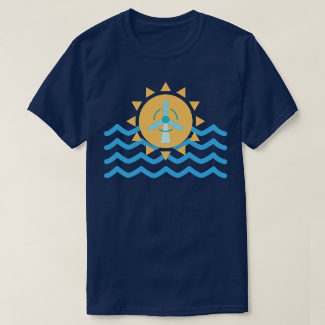 Camiseta Icono Energía renovable (Diseño del anverso)