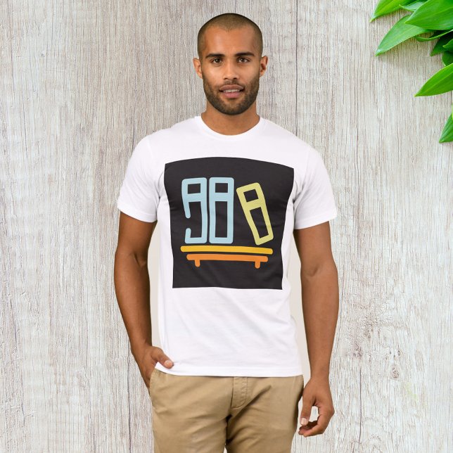 Camiseta Icono gráfico de biblioteca minimalista (Subido por el creador)