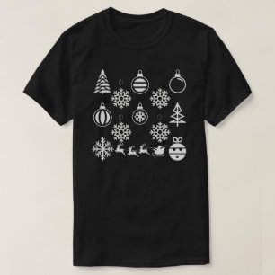 Camiseta Ícono Navidad minimalista Unisex   Vacaciones mode