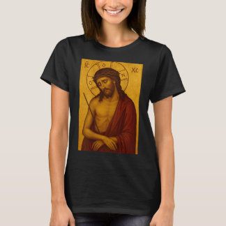 Camiseta Icono ortodoxo bizantino de Jesucristo el