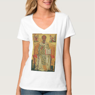 Camiseta Icono ortodoxo bizantino de San Nicolás de Mira