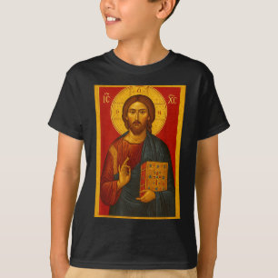 Camiseta Icono ortodoxo de Jesucristo Pantocrátor