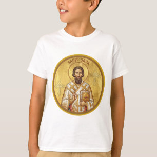 Camiseta icono ortodoxo de San Sava
