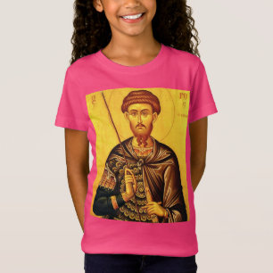 Camiseta icono ortodoxo de San Teodoro Tirón