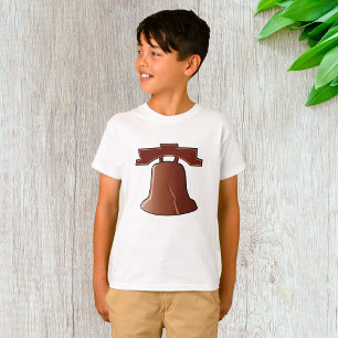 Camiseta Ícono patriótico Filadelfia de la Campana de la Li