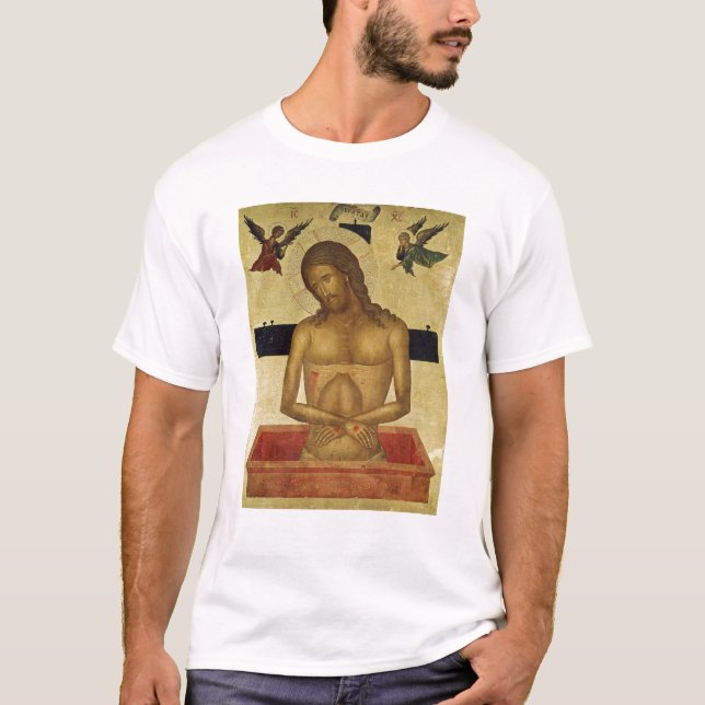 Camiseta Icono que representa a Cristo en la tumba (Anverso)
