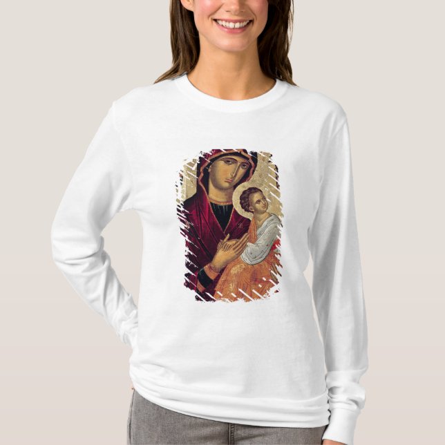 Camiseta Icono que representa a la madre santa de la pasión (Anverso)