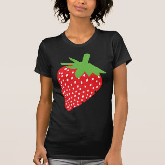 Camiseta icono rojo de la fresa