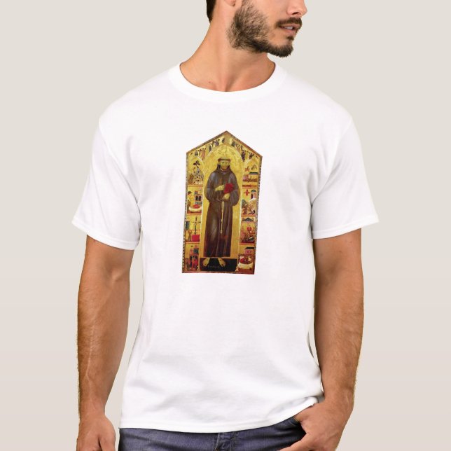 Camiseta Iconografía medieval de los Franciscos de Asís del (Anverso)