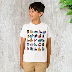 Camiseta Iconos de construcción y mejora del hogar de brico
