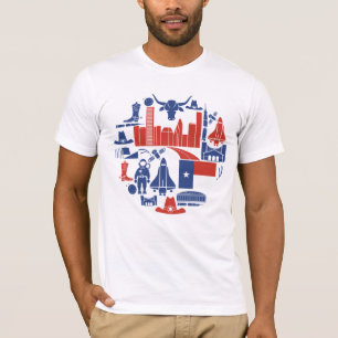 Camiseta Iconos de Houston Tejas