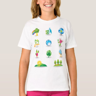 Camiseta Iconos de la naturaleza