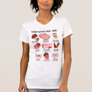 Camiseta Íconos de San Valentín, arte romántico de garabato