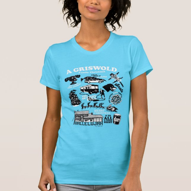 Camiseta Iconos y cotizaciones de vacaciones para navidades (Anverso)