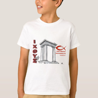 Camiseta Icthys con cita bíblica