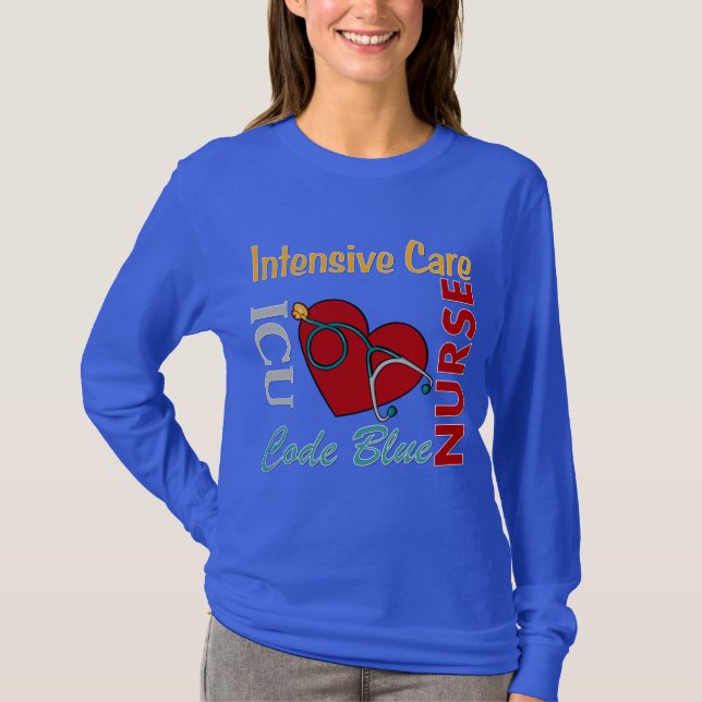 Camiseta ICU - Enfermera (Anverso)