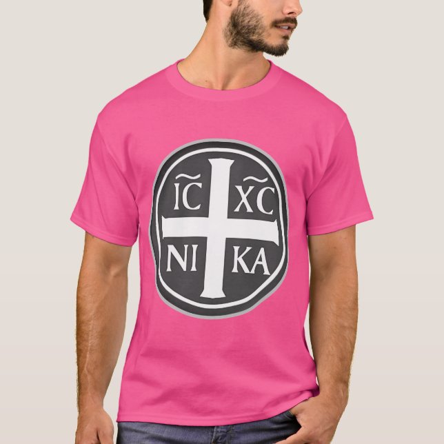 Camiseta Icxc Nika Jesus Cross (Anverso)