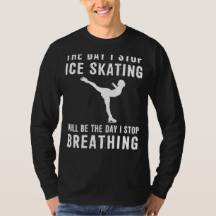 Camiseta Icy Laughter: El día en que dejo de patinar sobre 