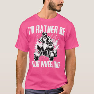 Camiseta ID Antes Que Ser Cuatro Ruedas Funny Quad Bike ATV