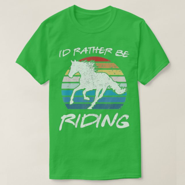 Camiseta ID BIEN SER CAMINO A caballo Lover Jinete Ecuestre (Diseño del anverso)