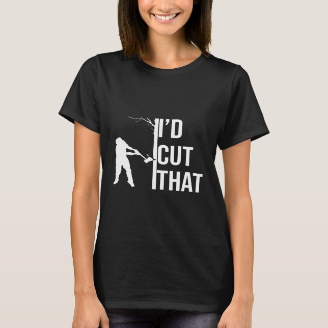 Camiseta Id Cortar Ese Árbitro Logger Forester (Anverso)