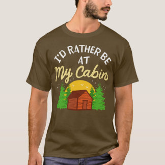 Camiseta Id De Camping Antes Que Estar En Mi Cabina