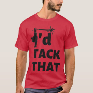 Camiseta Id. en la cita de soldadura