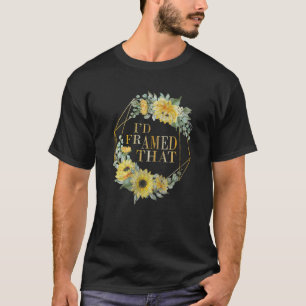 Camiseta ID Enmarcado Marco de jardinería de esa planta 1