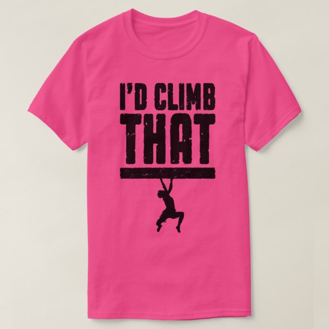 Camiseta Id Escalar Esa Escalada De Rocas Desmoralizante Es (Diseño del anverso)