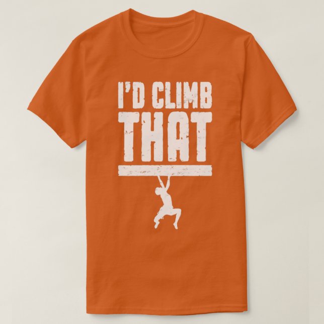 Camiseta Id Escalar Esa Escalada De Rocas Desmoralizante Es (Diseño del anverso)