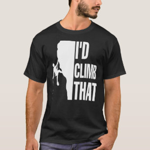 Camiseta Id Escalar Esa Graciosa Escalada De Rock
