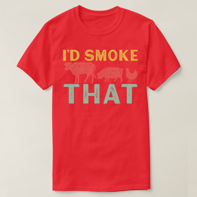 Camiseta Id Fumar eso (Diseño del anverso)