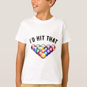 Camiseta Id Golpear El Po De Billard Player Pool Billard Sn